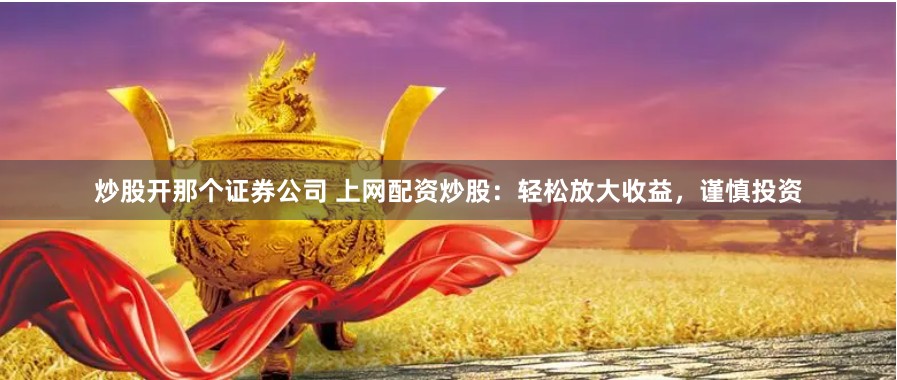 炒股开那个证券公司 上网配资炒股：轻松放大收益，谨慎投资
